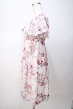 画像2: L'EST ROSE / バラ柄シフォンワンピース 2 ラベンダー Y-25-07-14-093-LO-OP-SZ-ZY