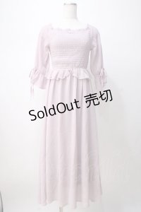 EATME / オフショルシャーリングワンピース F ピンク Y-25-07-14-094-LO-OP-SZ-ZY