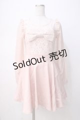 Penderie / レース切替リボンワンピース 0 ピンク Y-25-07-14-095-LO-OP-SZ-ZY