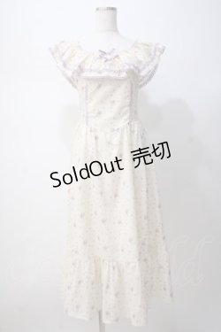 画像1: axes femme / 花柄ワンピース F ラベンダー Y-25-07-14-099-AX-OP-SZ-ZY