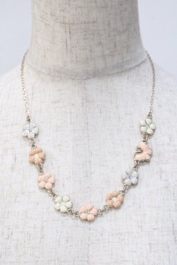 画像1: axes femme / お花モチーフネックレス   Y-25-07-14-012-AX-AC-SZ-ZY