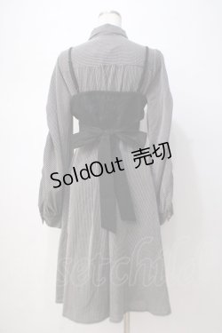 画像3: axes femme POETIQUE / ビスチェ付きシャツワンピース M グレー Y-25-07-14-103-AX-OP-SZ-ZI