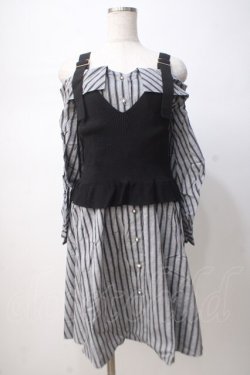 画像1: axes femme POETIQUE / ニットビスチェワンピースセット M グレー Y-25-07-14-104-AX-OP-SZ-ZY