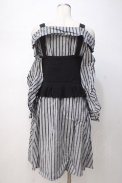 画像3: axes femme POETIQUE / ニットビスチェワンピースセット M グレー Y-25-07-14-104-AX-OP-SZ-ZY