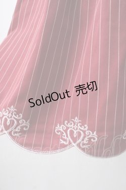 画像4: axes femme / スカラップ刺繍バイカラーワンピース F 赤 Y-25-07-14-105-AX-OP-SZ-ZI
