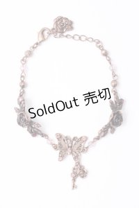 axes femme / ミニバラ×蝶ブレスレット  アンティークゴルド Y-25-07-14-013-AX-AC-SZ-ZY