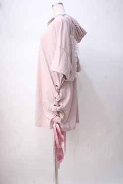 画像2: Ank Rouge / うさみみパーカーワンピース M ピンク Y-25-07-14-111-CA-OP-SZ-ZY
