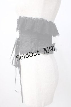 画像2: Vallee lys / Fleur de Brumeコルセット  ブラック Y-25-07-14-114-GO-TO-SZ-ZY