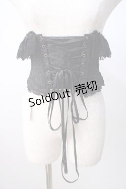 画像3: Vallee lys / Fleur de Brumeコルセット  ブラック Y-25-07-14-114-GO-TO-SZ-ZY