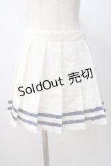 Penderie / レースライン入りスカート 0 ホワイト Y-25-07-14-117-LO-SK-SZ-ZY