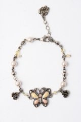 axes femme / 蝶ブレスレット  アンティークシルバー Y-25-07-14-014-AX-AC-SZ-ZY