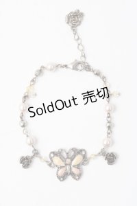 axes femme / 蝶ブレスレット  アンティークシルバー Y-25-07-14-014-AX-AC-SZ-ZY
