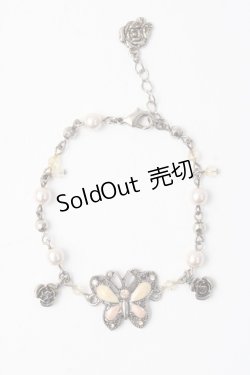 画像1: axes femme / 蝶ブレスレット  アンティークシルバー Y-25-07-14-014-AX-AC-SZ-ZY