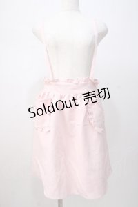 DearMyLove / バックリボンフリル吊りスカート M ピンク Y-25-07-14-120-EL-SK-SZ-ZY