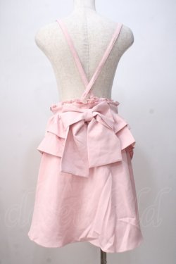 画像3: DearMyLove / バックリボンフリル吊りスカート M ピンク Y-25-07-14-120-EL-SK-SZ-ZY