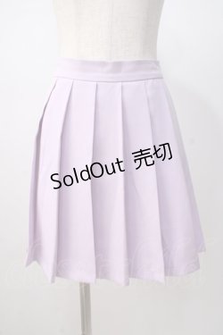 画像1: Ank Rouge / プリーツスカート M ラベンダー Y-25-07-14-122-CA-BL-SZ-ZY