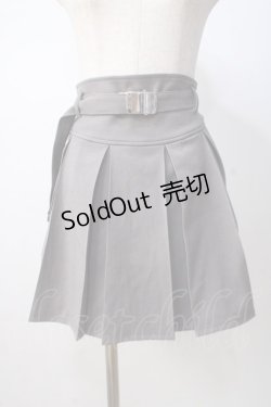 画像1: axes femme POETIQUE / プリーツミニスカート M グレー Y-25-07-14-123-AX-BL-SZ-ZI
