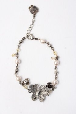 画像3: axes femme / 蝶ブレスレット  アンティークシルバー Y-25-07-14-014-AX-AC-SZ-ZY