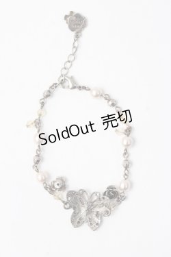 画像3: axes femme / 蝶ブレスレット  アンティークシルバー Y-25-07-14-014-AX-AC-SZ-ZY