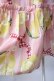 画像4: axes femme kawaii / ストライプレモン柄スカート M ピンク Y-25-07-14-126-AX-SK-SZ-ZY (4)