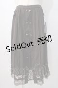 axes femme / フロント釦プリーツスカート M Dブラウン Y-25-07-14-132-AX-SK-SZ-ZY