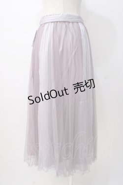 画像3: axes femme / ストライプサテンチュールスカート M ラベンダー Y-25-07-14-133-AX-SK-SZ-ZI