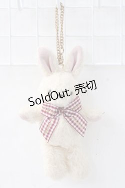画像1: Maison de FLEUR / ラビットチャーム  レッド Y-25-07-14-016-LO-ZA-SZ-ZY