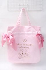 Maison de FLEUR / ダブルリボントートバッグ/マイメロディ F ピンク Y-25-07-14-019-LO-BG-SZ-ZY