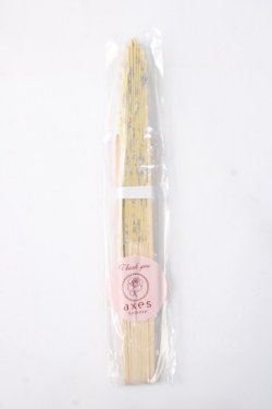 画像1: axes femme / 扇子  イエロー Y-25-07-14-021-AX-ZA-SZ-ZY