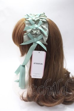 画像2: Chalmiere / フリルヘッドドレス F グリーン Y-25-07-14-022-LO-AC-SZ-ZY