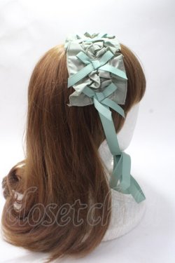 画像3: Chalmiere / フリルヘッドドレス F グリーン Y-25-07-14-022-LO-AC-SZ-ZY