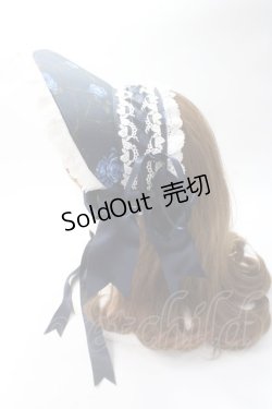 画像2: ALICE and the PIRATES / 薔薇の誓い〜愛と裏切りの輪舞曲〜ボンネット  紺 Y-25-07-14-024-PA-AC-SZ-ZY
