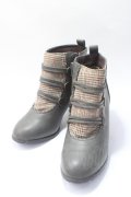 axes femme / ナポレオンデザインブーティー M カーキ Y-25-07-14-025-AX-SH-SZ-ZY