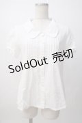 TRALALA / ドビードットブラウス 0 白 Y-25-07-14-026-LO-BL-SZ-ZY