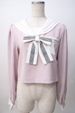 画像1: Ank Rouge / セーラートップス M ピンク Y-25-07-14-028-CA-TO-SZ-ZT455 (1)