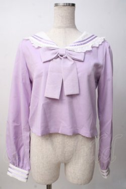 画像1: Ank Rouge / セーラートップス M ラベンダー Y-25-07-14-029-CA-TO-SZ-ZY