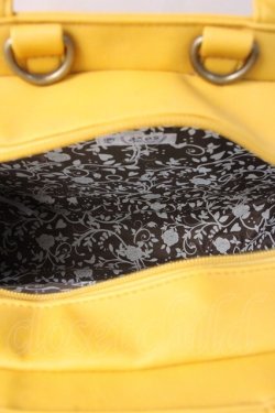画像4: axes femme / バラ刺繍型押し3WAYバッグ  イエロー Y-25-07-16-002-AX-BG-SZ-ZY