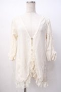 axes femme / レース切り替えボレロ M 生成り Y-25-07-16-029-AX-TO-SZ-ZY
