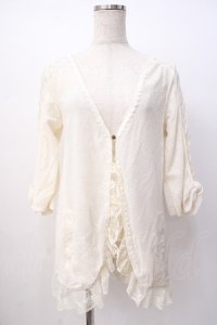 axes femme / レース切り替えボレロ M 生成り Y-25-07-16-029-AX-TO-SZ-ZY