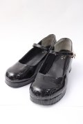 axes femme / エナメルパンプス ｍ 黒 Y-25-07-16-003-AX-SH-SZ-ZY