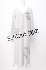 GHOST of HARLEM / サイドギャザーロングカーディガン F グレー Y-25-07-16-040-GL-TO-SZ-ZT453