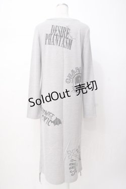 画像3: GHOST of HARLEM / サイドギャザーロングカーディガン F グレー Y-25-07-16-040-GL-TO-SZ-ZT453