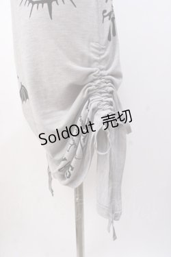 画像5: GHOST of HARLEM / サイドギャザーロングカーディガン F グレー Y-25-07-16-040-GL-TO-SZ-ZT453