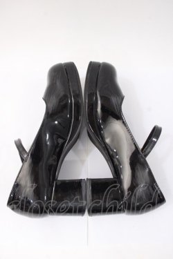 画像5: axes femme / エナメルパンプス ｍ 黒 Y-25-07-16-003-AX-SH-SZ-ZY