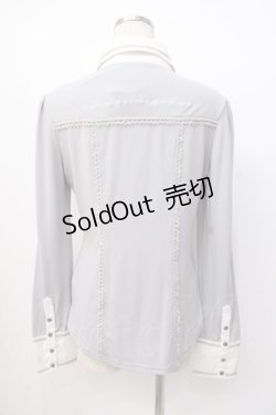 画像3: OZZ ANGELO / 刺繍入りシャツ  グレー Y-25-07-16-045-OO-BL-SZ-ZY