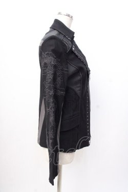 画像2: Ozz Croce / 龍刺繍ダガチャームジャケット  黒 Y-25-07-16-047-OO-JA-SZ-ZY