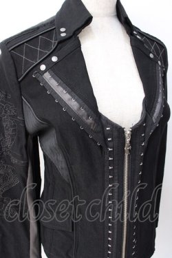 画像4: Ozz Croce / 龍刺繍ダガチャームジャケット  黒 Y-25-07-16-047-OO-JA-SZ-ZY