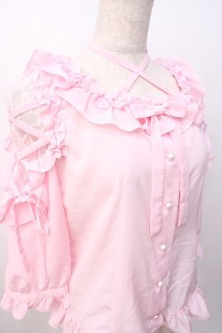 画像4: Angelic Pretty / Sweetリボンブラウス  ピンク Y-25-07-16-004-AP-BL-SZ-ZY