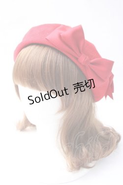 画像2: Hoshibako Works / ストロベリー・リボンブーケ　いちご刺繍ベレー  赤 Y-25-07-16-001-LO-AC-AS-ZY