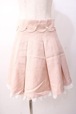 画像1: Amavel / プリーツスカート  ピンク Y-25-07-16-061-CA-SK-SZ-ZY